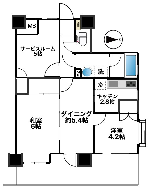 マイキャッスル平塚見附町の間取り|納戸付き　２SLDKです。