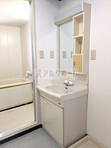 グレープコートの洗面所