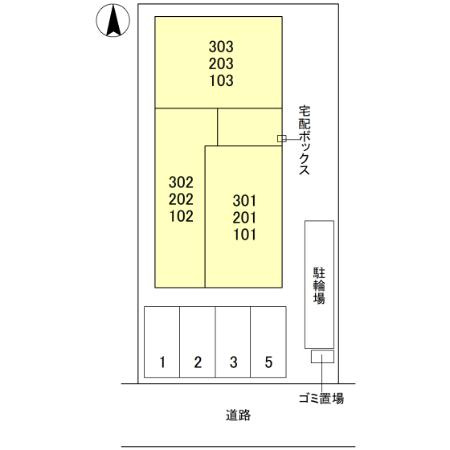 アイビー俊徳道の区画図