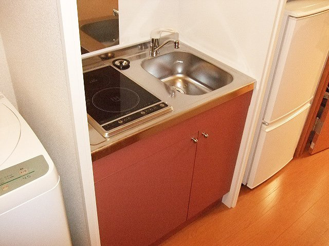 レオパレスタートルクレインⅡのキッチン