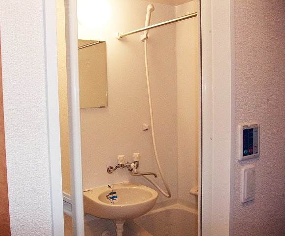 レオパレスタートルクレインⅡの浴室