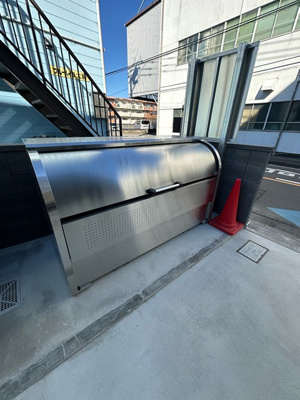 【その他共用部分】 | 【新築】Nalu Avion/ナル・アヴィオン | 敷地内ごみ置き場でごみ出しもらくらく～♪忙しい社会人さんや主婦さんにもうってつけ！