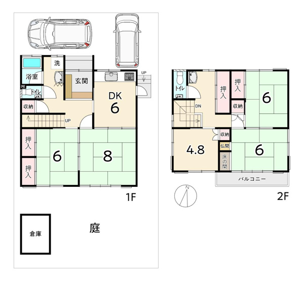 【間取り】 | 高知市中万々