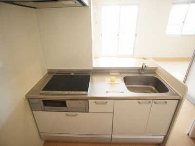 【キッチン】 | プライムコートA | システムキッチンですの対面キッチン