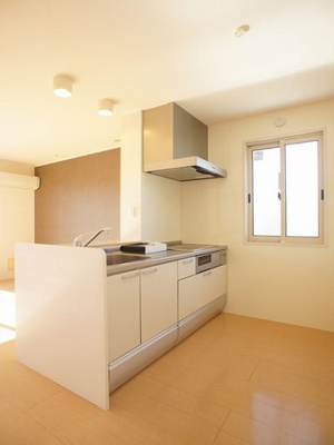 【キッチン】 | プライムコートA | お掃除簡単IHクッキング！開放感があります♪