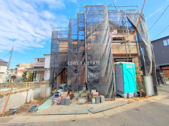 草加市谷塚上町 新築分譲住宅の外観