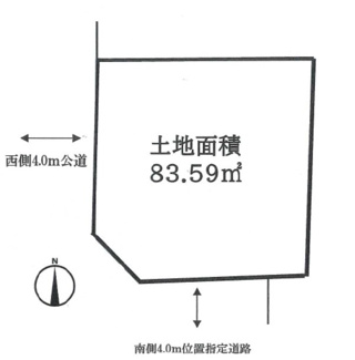 【土地図】 | 所沢市東狭山ケ丘1丁目 | お好きなハウスメーカーで建築可能です！