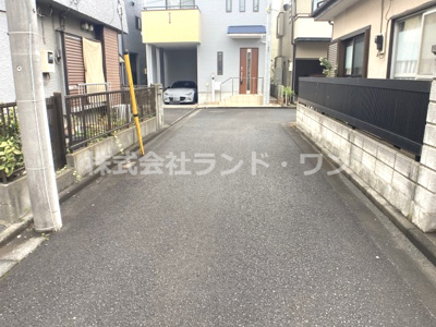 【前面道路含む現地写真】 | 所沢市東狭山ケ丘1丁目 | 接道：西側約4ｍ公道