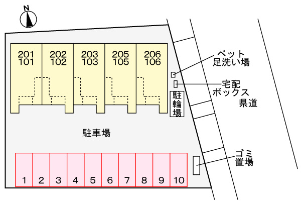 ヒカルサ刈谷東境町　　刈谷市の賃貸ならクラスホーム刈谷店の駐車場