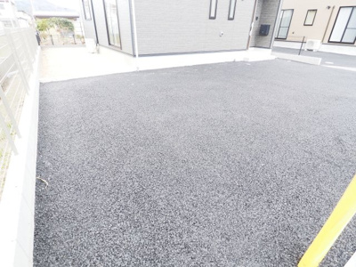 【駐車場】 | Cradle garden　本宮市本宮千代田第３　２号棟 | ★内覧予約で新米4kg★