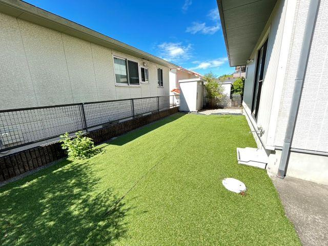 春野町南ヶ丘　中古戸建の庭