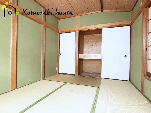 北本市中丸　中古一戸建ての寝室|6帖の和室です