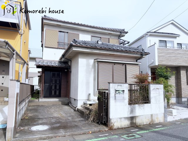 北本市中丸　中古一戸建ての外観|白い外壁の外観です