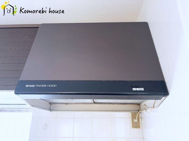 北本市中丸　中古一戸建てのキッチン|レンジフードです