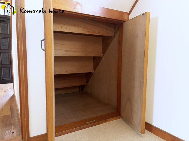 北本市中丸　中古一戸建ての収納|階段下の収納です