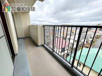 【バルコニー】 | グリーンハイツ清水が丘１号棟