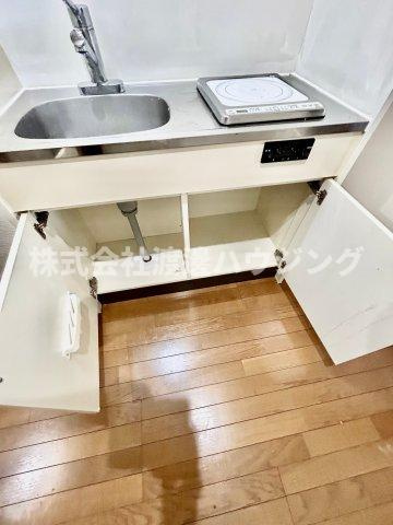 レクシア江坂のキッチン|キッチン下収納