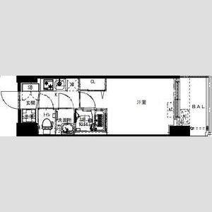 Alivis福島海老江の間取り