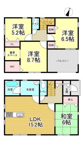 【間取り】 | クレイドルガーデン石巻市貞山　第7