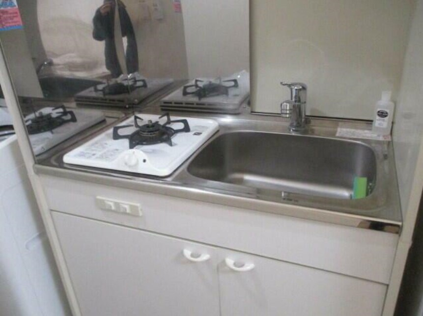 杉並区高円寺北３丁目のアパートのキッチン