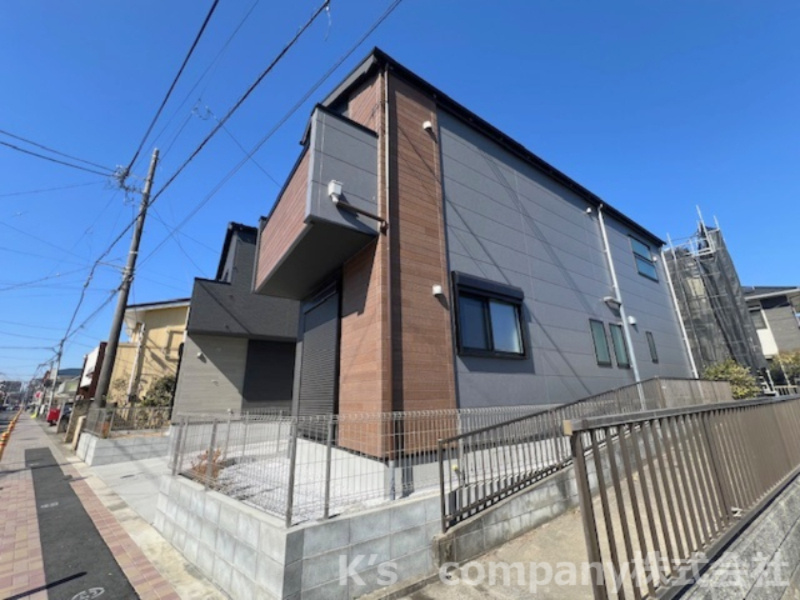 茅ヶ崎市若松町　新築戸建　1号棟の外観|2025.11.13撮影◇