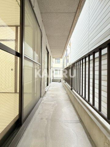 シャンボール今里Ⅱ番館のバルコニー