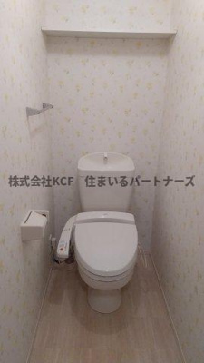 【トイレ】 | コンフォール津福 | ゆったりとした空間のトイレです