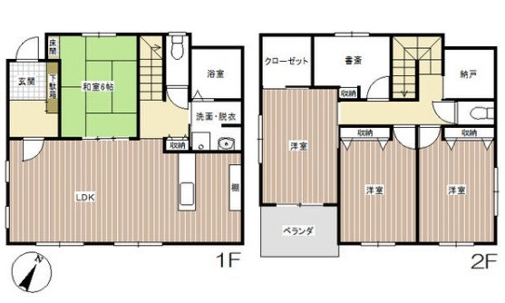 安芸区瀬野西２丁目の間取り