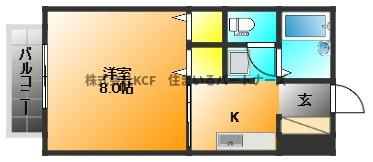 セジュール国分の間取り