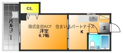 原コーポの間取り