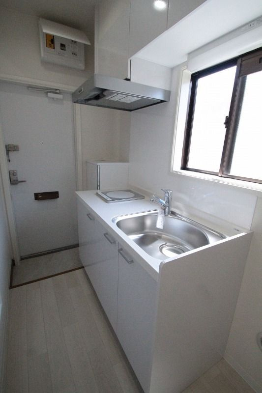 with plunts 北町のキッチン