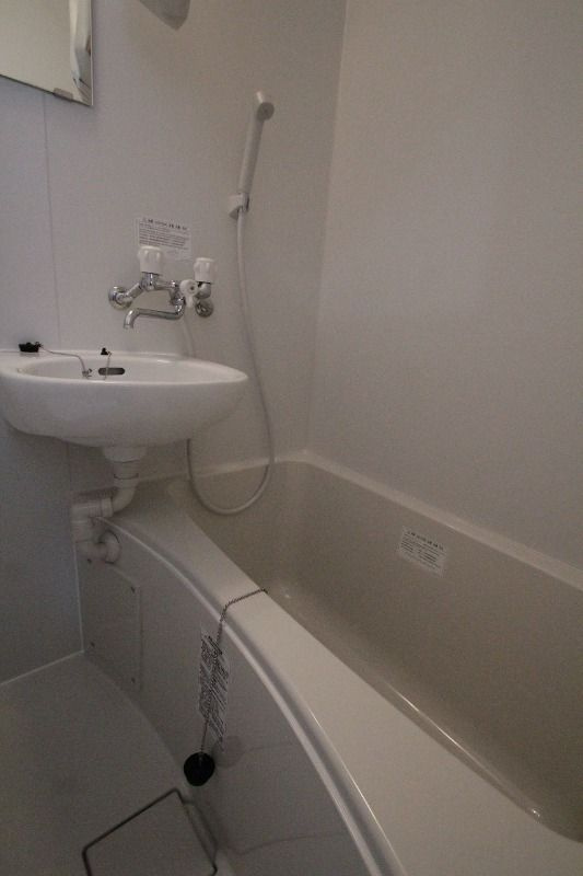 with plunts 北町の浴室