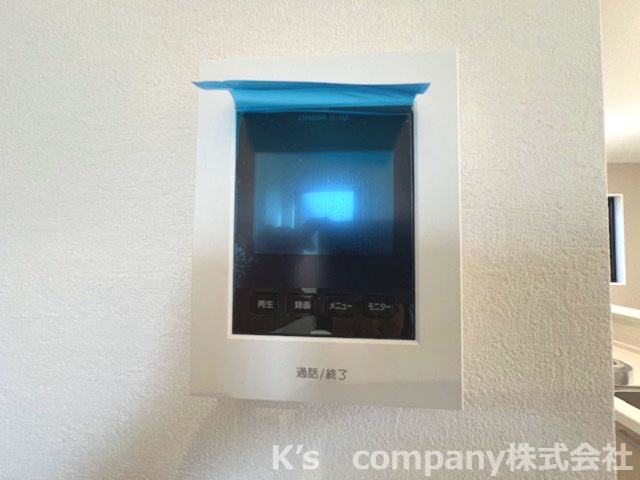 茅ヶ崎市若松町　新築戸建　2号棟のセキュリティ|モニター付きインターフォンで防犯面も安心♪