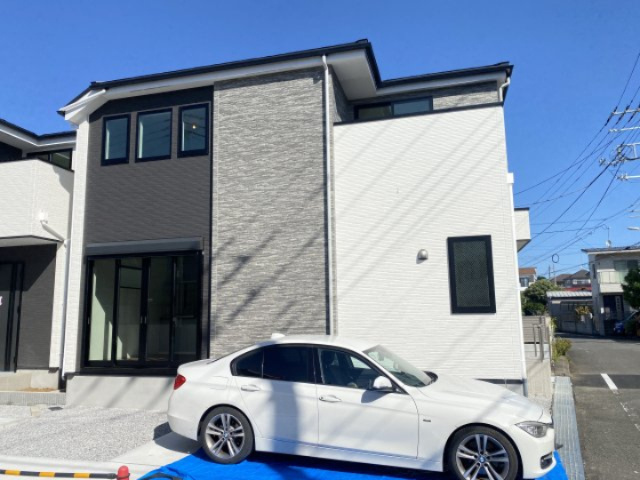 『八王子市新築戸建て』八王子市清川町4-1【仲介手数料無料】　５期の外観|～仲介手数料無料☆八王子ひなた不動産～　八王子市清川町　新築戸建て