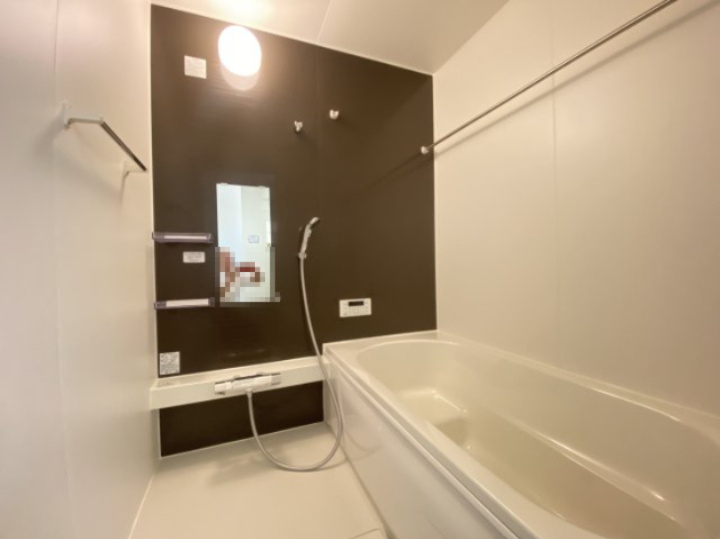 『八王子市新築戸建て』八王子市清川町4-1【仲介手数料無料】　５期の浴室|～仲介手数料無料☆八王子ひなた不動産～　八王子市清川町　新築戸建て