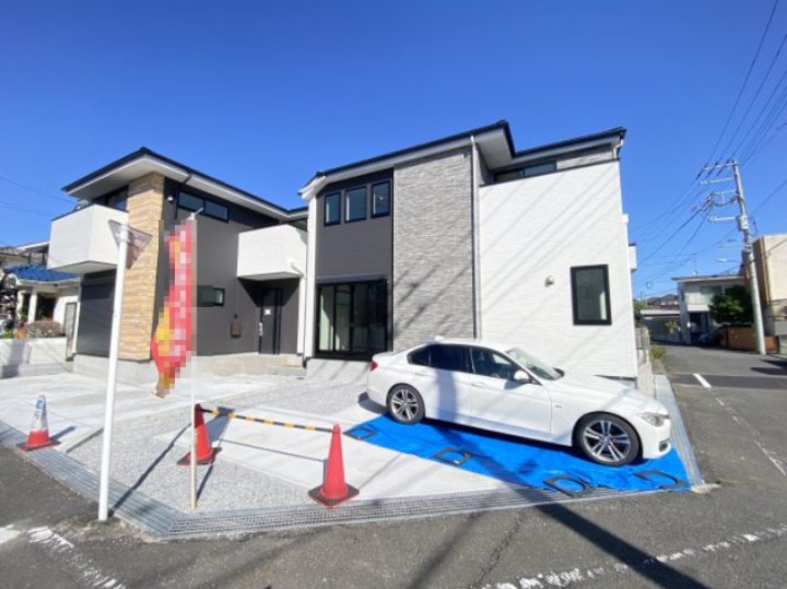 『八王子市新築戸建て』八王子市清川町4-1【仲介手数料無料】　５期の外観|～仲介手数料無料☆八王子ひなた不動産～　八王子市清川町　新築戸建て