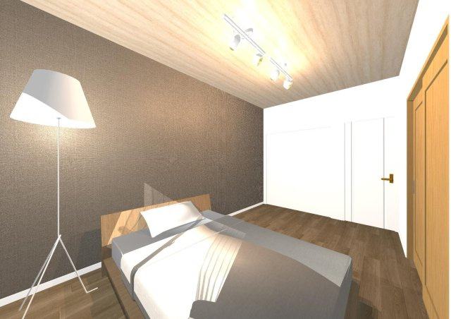 サンハイツ58の居間・リビング|こちらのリビングで趣味の時間をお楽しみください