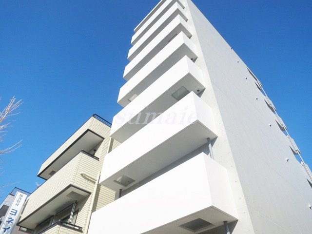 レピュア王子本町の外観|マンション正面です