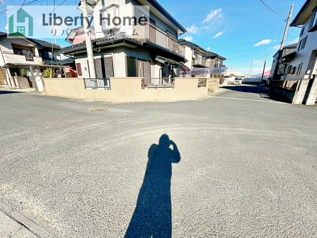 第1下妻市下妻丙　新築戸建の前面道路含む現地写真