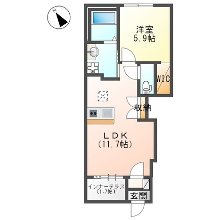 irie life (アイリーライフ）の間取り