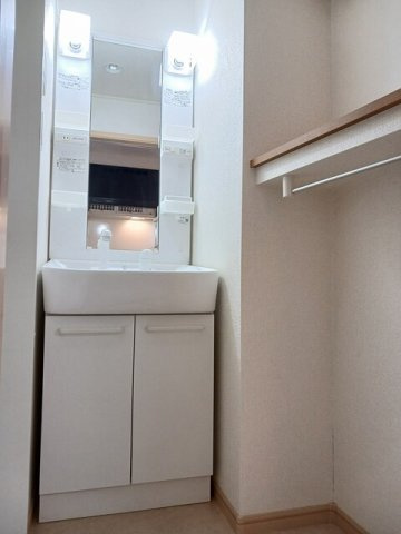 エスポワールの洗面所|スペースが確保できる洗面所です