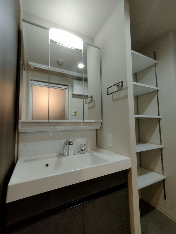 プレミアム長瀬駅前の独立洗面台