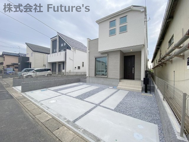三郷市彦成1丁目　新築戸建　全2棟　1号棟の外観|2025年11月完成の新築戸建