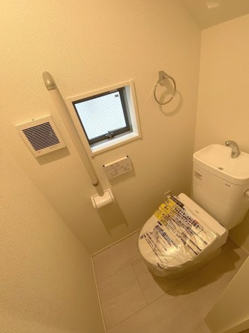 三郷市彦成1丁目　新築戸建　全2棟　1号棟の外観|現地の写真になります。