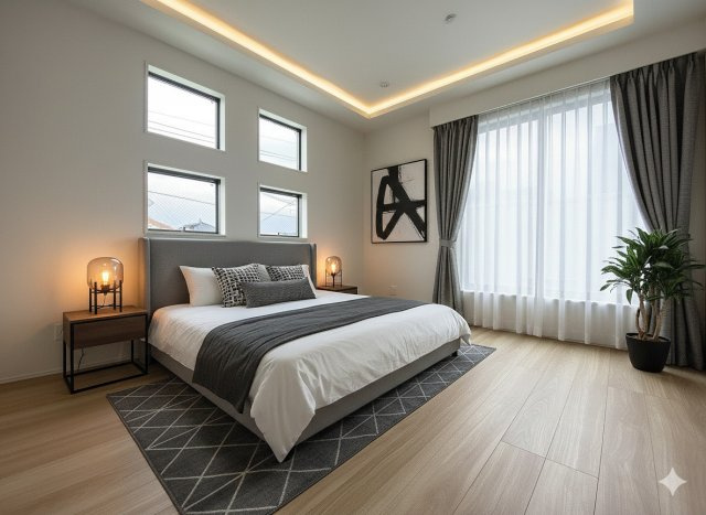 三郷市彦成1丁目　新築戸建　全2棟　1号棟の外観|現地の写真になります。