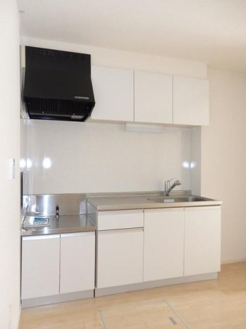 ブランシュールＤのキッチン|コンパクトなキッチンで掃除もラクラク