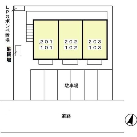 ショコ・ラ・モードの区画図