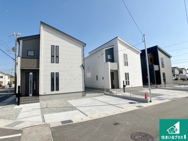 姫路市大津区天神町　新築一戸建ての外観|安心の10年保証！外観を美しく保ち、雨水で汚れを落とします！気になることがありましたら、お気軽にお問い合わせください！