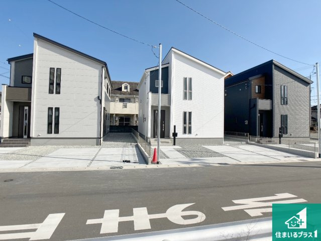 姫路市大津区天神町　新築一戸建ての外観|お客様に長く安心して住んでいだだける事にこだわった家づくり！住んでからのアフターサービスにもしっかりと取り組んでいます！