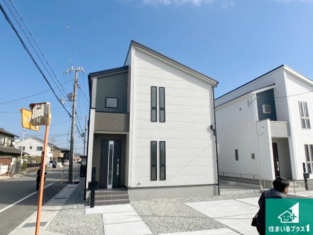 姫路市大津区天神町　新築一戸建ての外観|安心の10年保証！外観を美しく保ち、雨水で汚れを落とします！気になることがありましたら、お気軽にお問い合わせください！